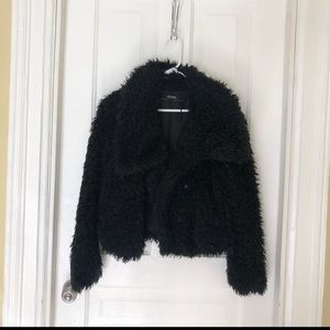 Faux fur coat